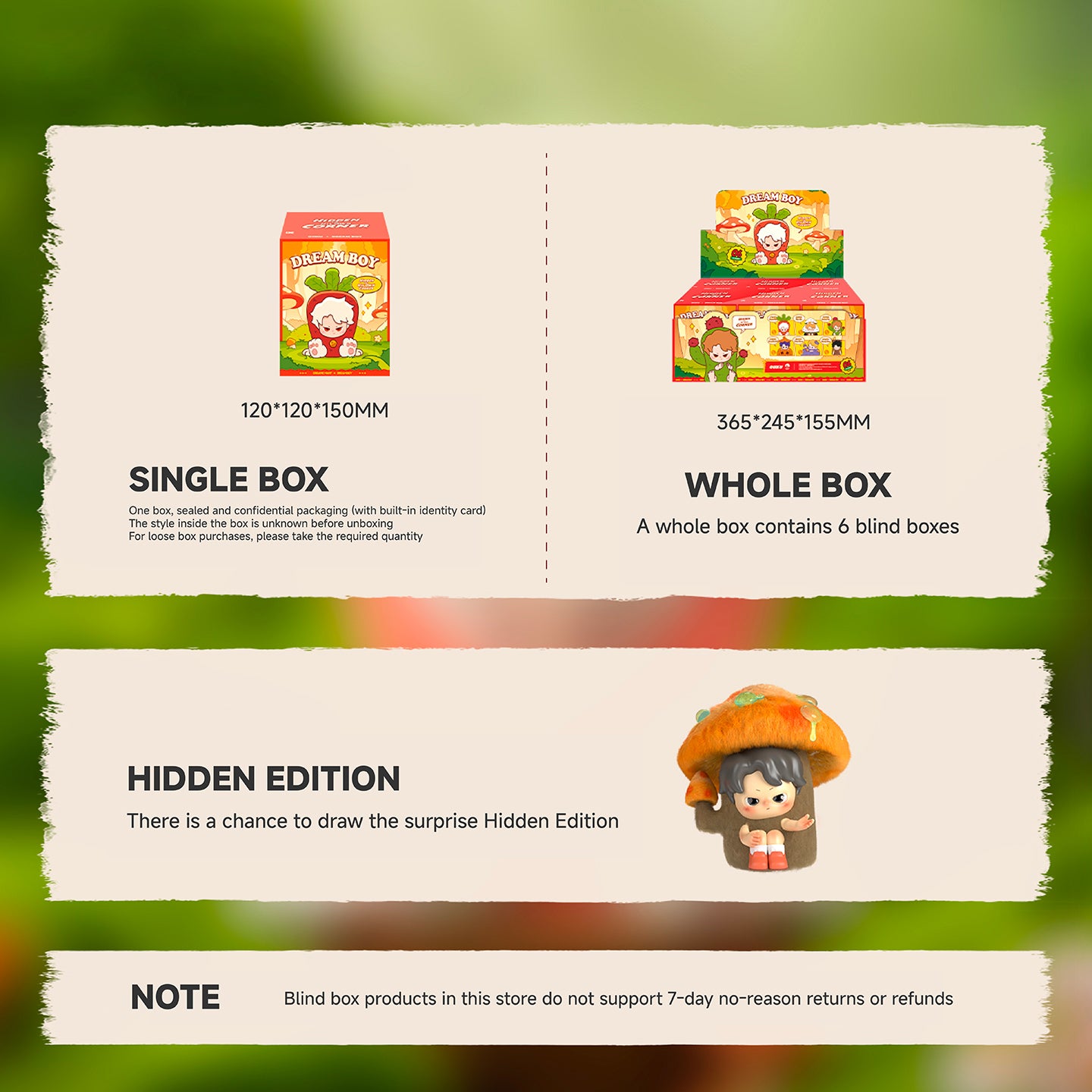 DREAM BOY Hidden in His Own Corner Series Plush Blind Box