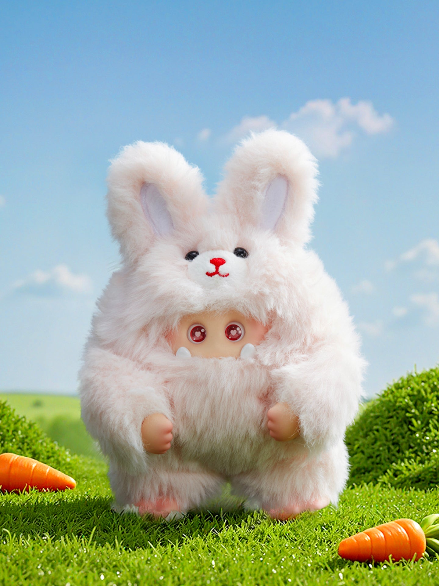 OHKU GIGGLE MONSTER Furry Forest Series Vinyl Plush Blind Box