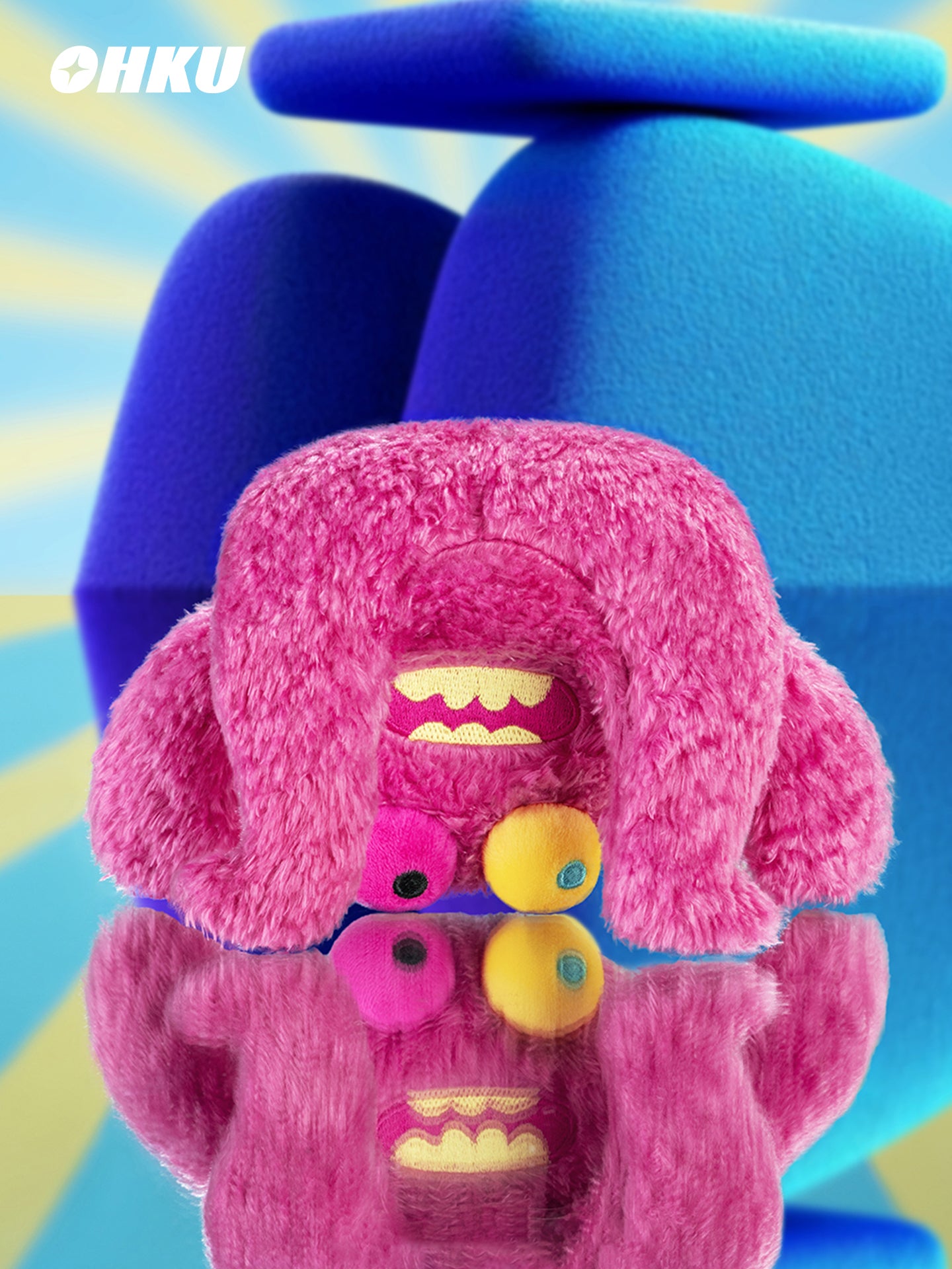 OHKU Monster Verse Quirky Work Fam Plush Charm
