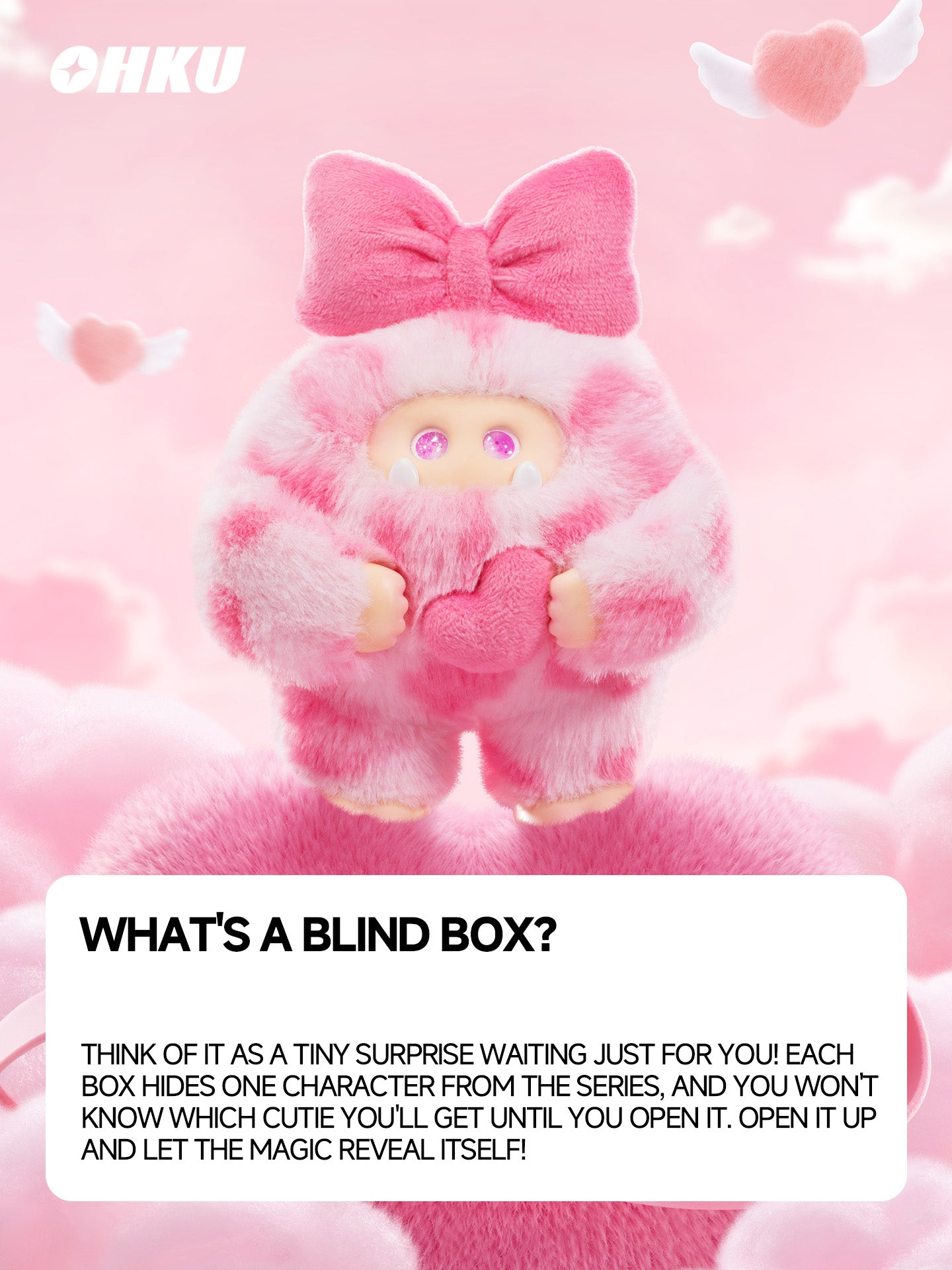 OHKU GIGGLE MONSTER Crystal Wish Series