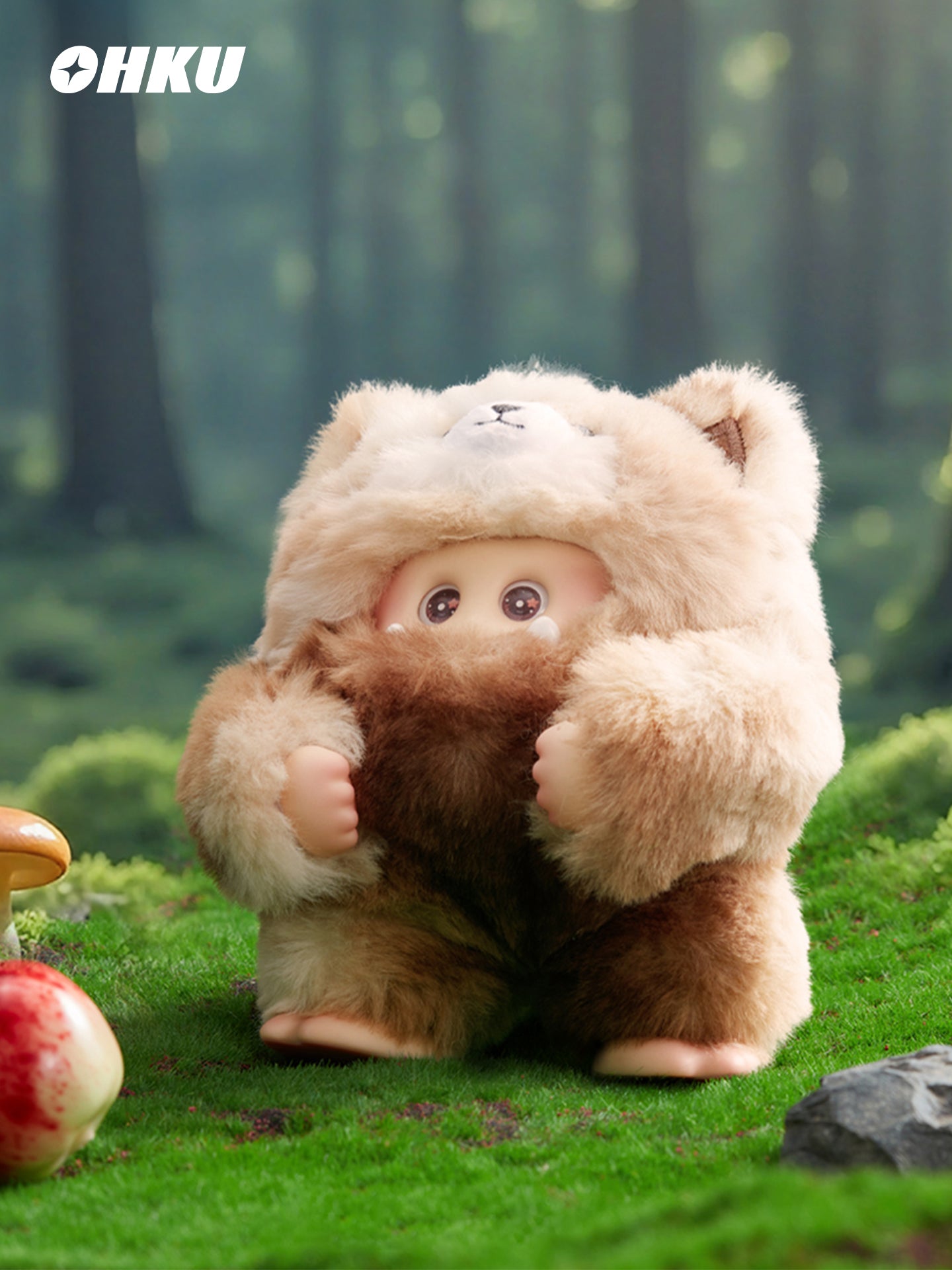 OHKU GIGGLE MONSTER Furry Forest Series