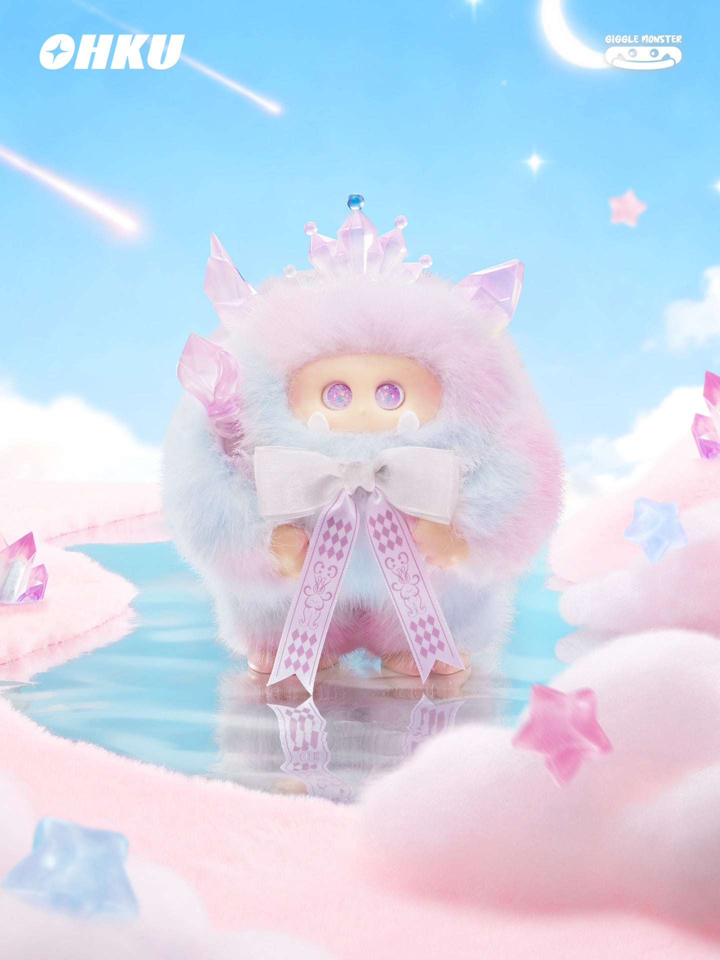 OHKU GIGGLE MONSTER Crystal Wish Series