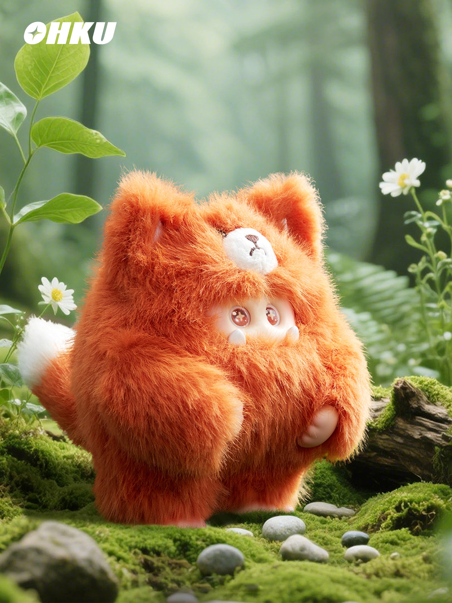 OHKU GIGGLE MONSTER Furry Forest Series