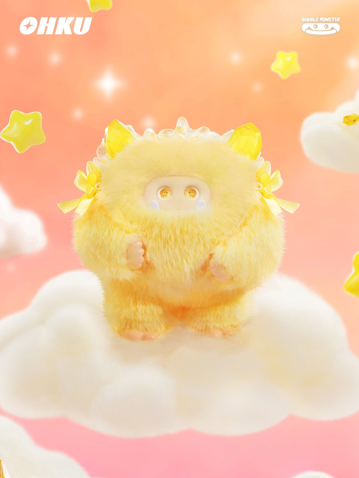 OHKU GIGGLE MONSTER Crystal Wish Series