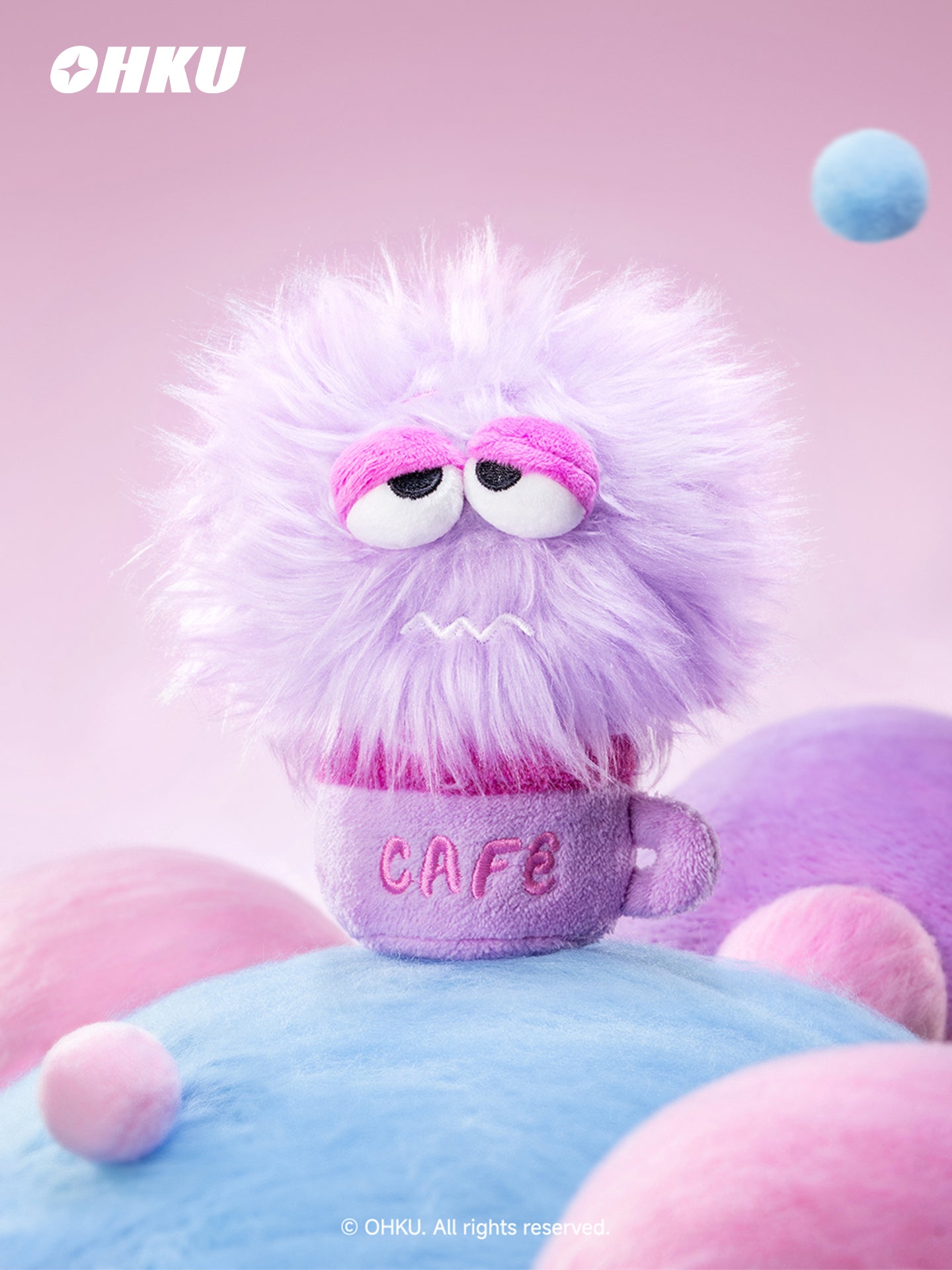 OHKU Monster Verse Quirky Work Fam Plush Charm