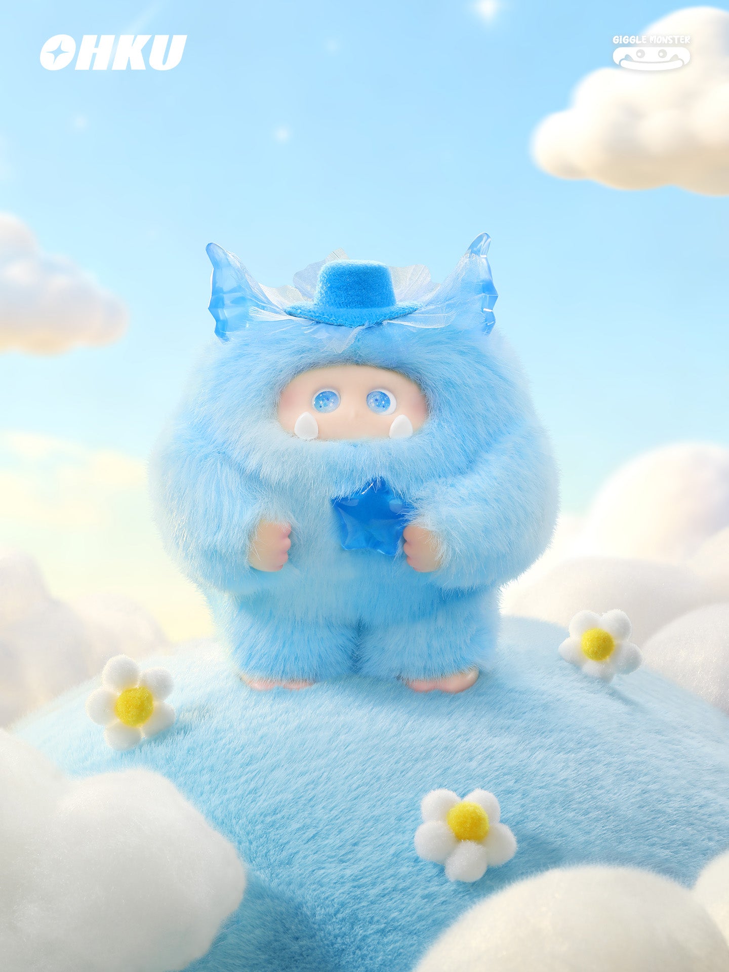 OHKU GIGGLE MONSTER Crystal Wish Series