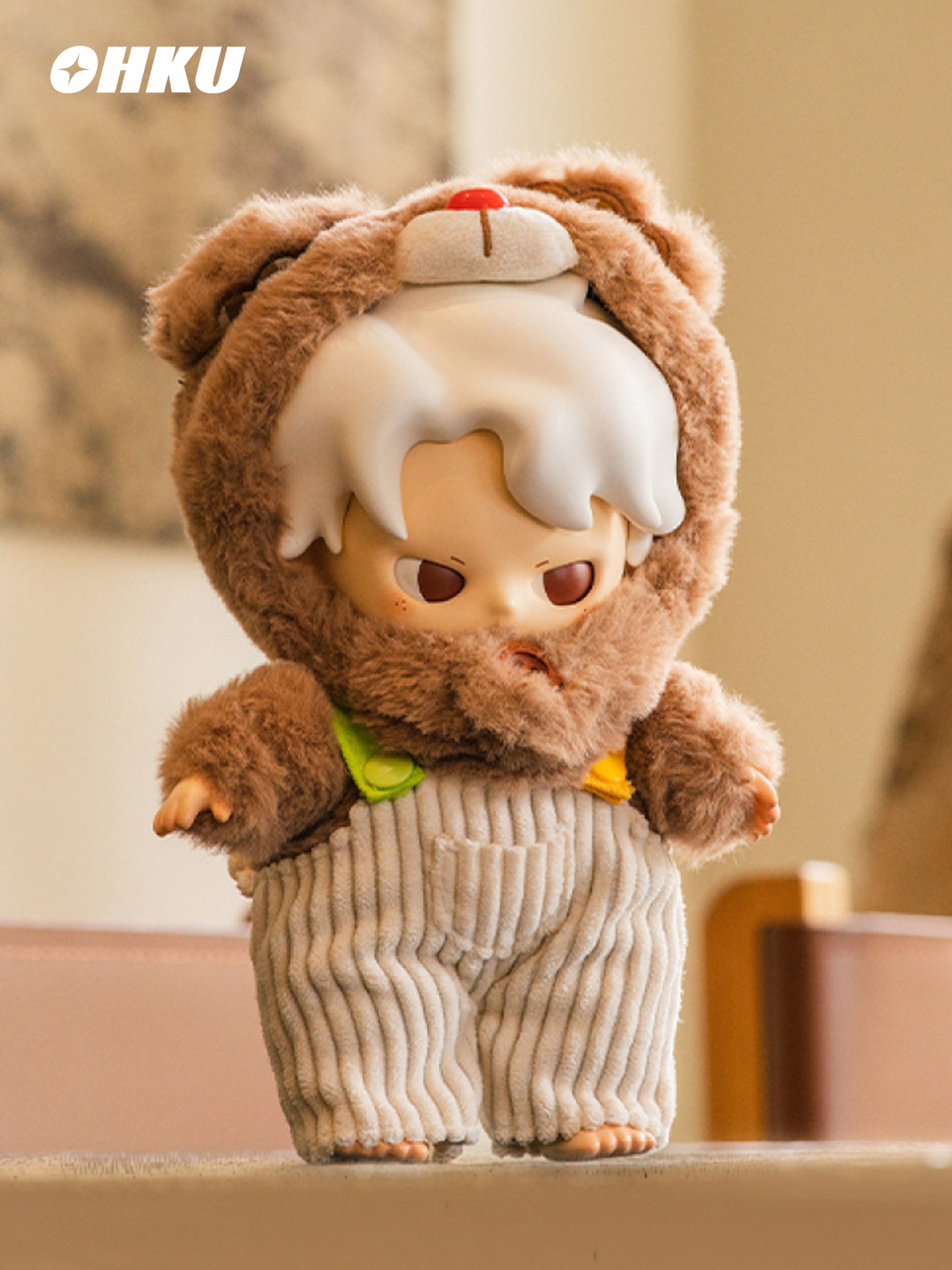 OHKU DREAM BOY ACCESSORIES SPRING OUTING BEAR VINYL DOLL