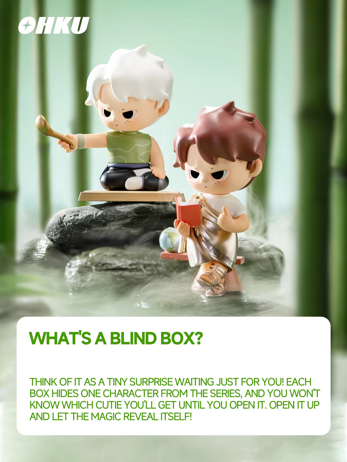 OHKU DREAM BOY BLIND BOXES- GREATNESS SERIES