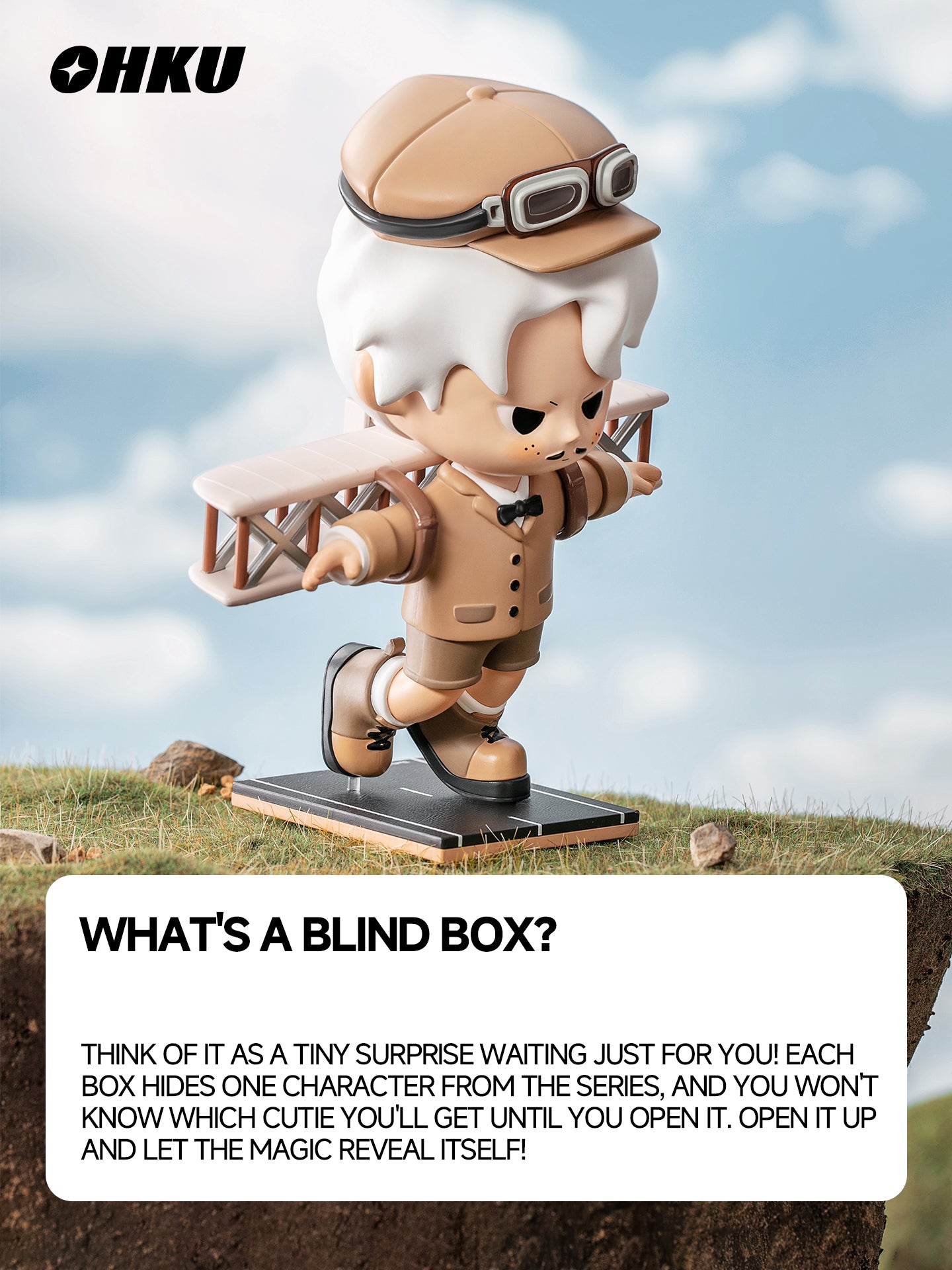 OHKU Dream BOY Flyer Figurine