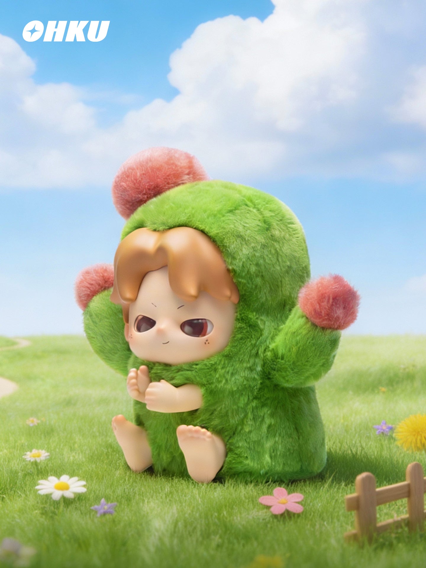 OHKU Dream BOY Cactus Pup Plush Doll